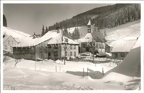 Muggenbrunn Gasthof Gruener Baum Kapelle Kat. Todtnau