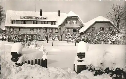 Saig Schwarzwald Gasthof Hochfirst Kat. Lenzkirch