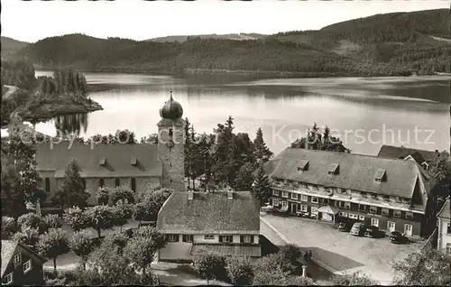 Schluchsee Kirche Gasthaus Kat. Schluchsee