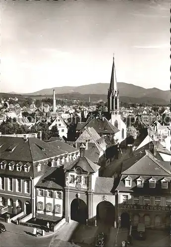 Emmendingen Kirche Strassenansicht  Kat. Emmendingen