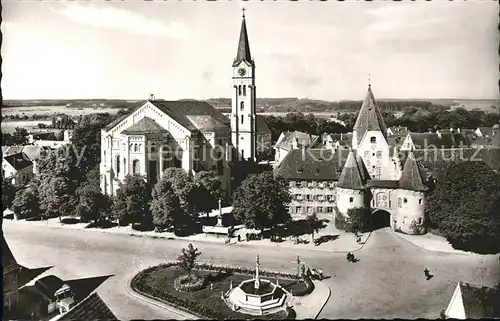 Weissenhorn Marktplatz Oberem Tor Kat. Weissenhorn