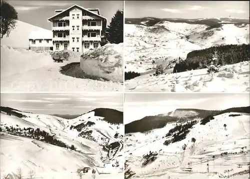 Wieden Schwarzwald Berghotel Wiedener Eck Skilifte / Wieden /Loerrach LKR