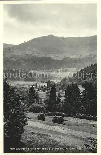 Schoenau Schwarzwald Genesunsgheim Rabenfels Kat. Schoenau im Schwarzwald