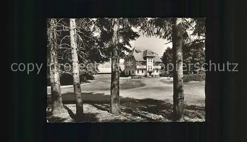 Schoenau Schwarzwald Berghotel Wiedener Eck Skigebiet Belchen Kat. Schoenau im Schwarzwald