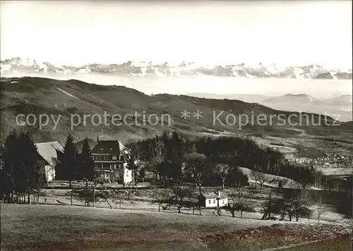 Schweigmatt Haus Alpenblick mit Alpen Kat. Schopfheim