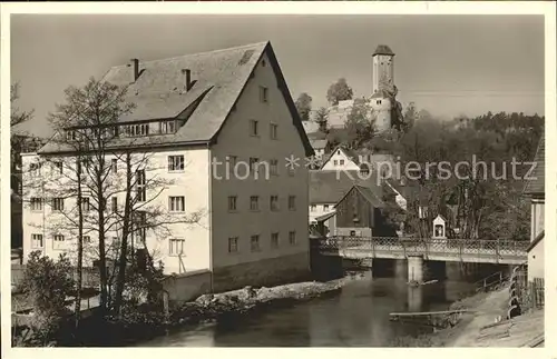 Neuhaus Pegnitz Flusspartie Kat. Neuhaus a.d.Pegnitz