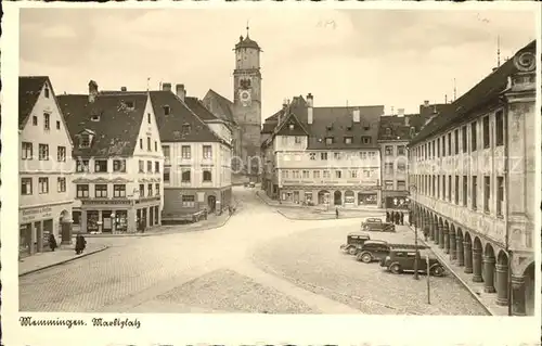 Memmingen Marktplatz Autos Kat. Memmingen