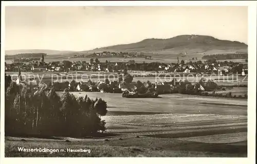 Wassertruedingen mit Hesselberg Kat. Wassertruedingen