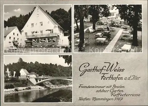 Ferthofen Gasthaus Weiss Kat. Memmingen