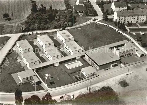 Augsburg Hochzell Fliegeraufnahme Evangelisches Kinderheim Kat. Augsburg