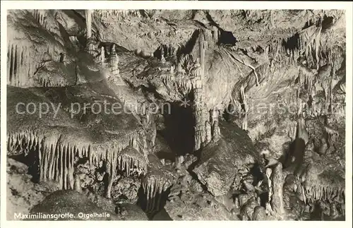 Neuhaus Pegnitz Maximiliansgrotte Orgelhalle Kat. Neuhaus a.d.Pegnitz