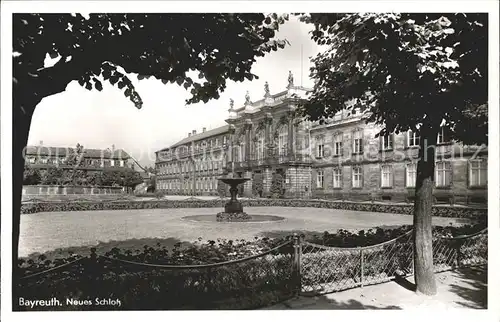 Bayreuth Neues Schloss Kat. Bayreuth