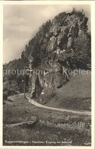 Rupprechtstegen Pegnitztal Eingang Ankertal  Kat. Hartenstein