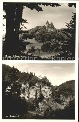 Rupprechtstegen Burg Hohenstein Ankatal  Kat. Hartenstein