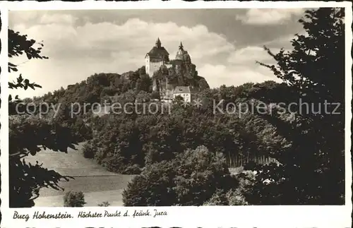 Rupprechtstegen Burg Hohenstein Kat. Hartenstein