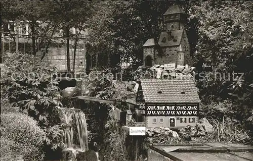 Pegnitz Zaussenmuehle Burgruine Boeheimstein Kat. Pegnitz