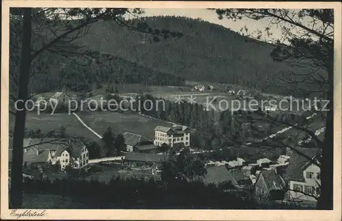 Enzkloesterle bei Wildbad Gasthaus Waldhorn Paul Zipperlen Kat. Enzkloesterle