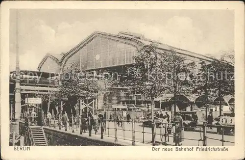 Berlin Bahnhof Friedrichstrasse Kat. Berlin