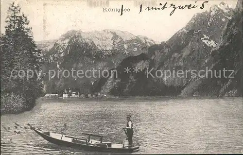 Koenigsee Berchtesgaden Boot Kat. Berchtesgaden