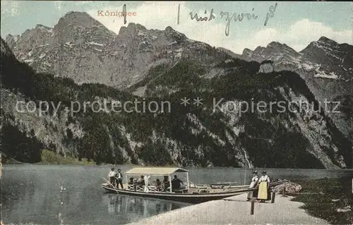 Koenigsee Berchtesgaden Boot Kat. Berchtesgaden