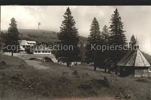 Feldberg Schwarzwald Hotel Todtnauerhuette Kapelle Kat. Feldberg (Schwarzwald)