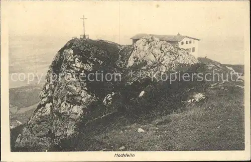 Hochfelln Ruhpolding mit Berghaus Kat. Ruhpolding