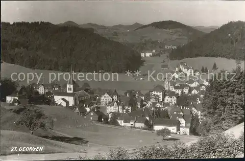 St Georgen Schwarzwald Ortsansicht Kat. St. Georgen im Schwarzw.