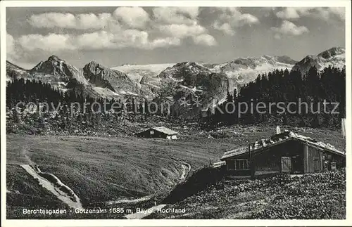 Berchtesgaden Gotzenalm Bayer Hochland Kat. Berchtesgaden