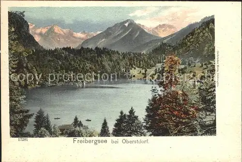 Oberstdorf Freibergsee Alpen Kat. Oberstdorf