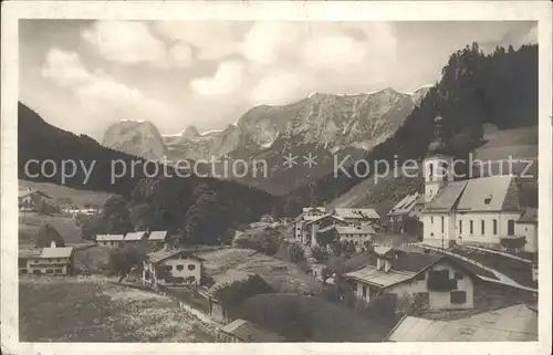 Ramsau Berchtesgaden mit Reiteralpe Kat. Ramsau b.Berchtesgaden