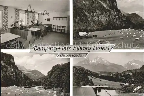 Berchtesgaden Camping Platz Allweg Lehen Details Kat. Berchtesgaden