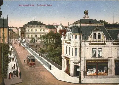 Saarbruecken Luisenbruecke Kat. Saarbruecken