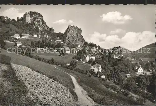 Kirn Nahe Dorf Ruine Stein Kallenfels Kat. Kirn