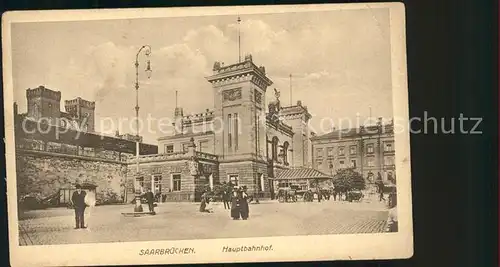 Saarbruecken Hauptbahnhof Kat. Saarbruecken