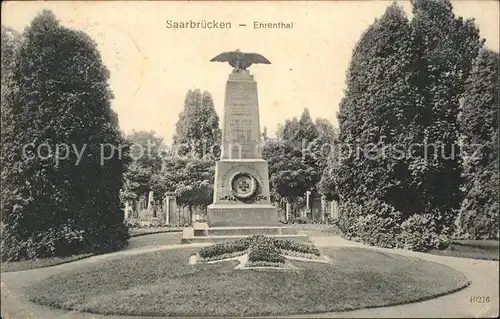 Saarbruecken Ehrenmal Kat. Saarbruecken