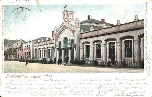 Frankenthal Pfalz Bahnhof Kat. Frankenthal (Pfalz)