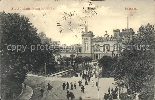 St Johann Saarbruecken Bahnhof Kat. Saarbruecken