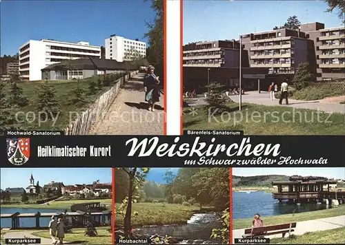 Weiskirchen Saar Sanatorien Kurpark See Kat. Weiskirchen Saar