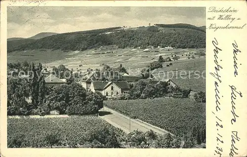 Deidesheim Wallberg Kriegerehrenmal Kat. Deidesheim