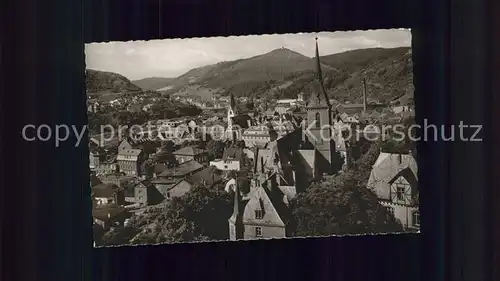 Kirn Nahe Blick auf Kath. Ev. Kirche Hohen Eiche Kat. Kirn