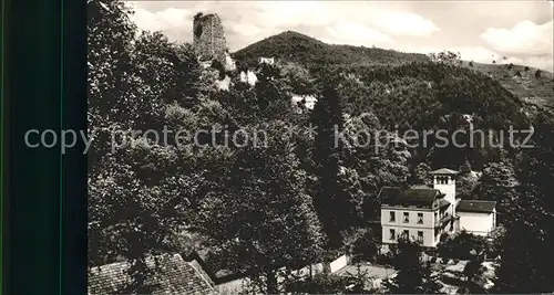 Diemerstein Pfalz Erholungsheim Burgruine Kat. Frankenstein