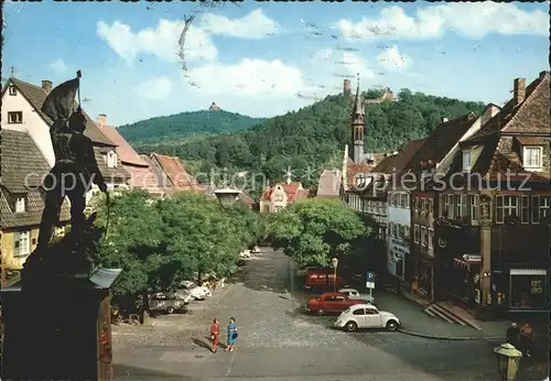 Weinheim Bergstrasse Fliegeraufnahme Wachenburg Ruine Windeck Kat. Weinheim