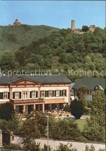 Weinheim Bergstrasse Blick Schlosspark Wachenburg Windeck Kat. Weinheim