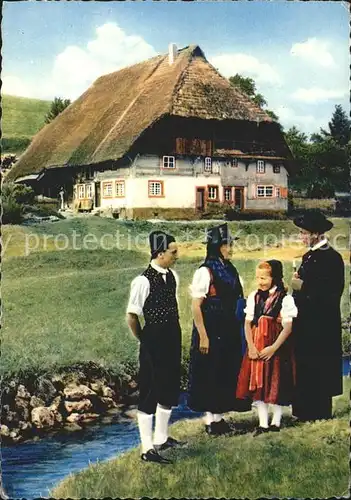 Lauterbach Schwarzwald Trachtengruppe Bauernhof  Kat. Lauterbach