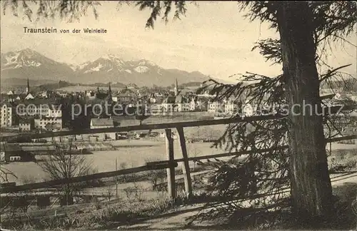 Traunstein Oberbayern v.d. Weinleite Kat. Traunstein