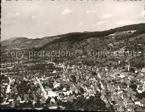 Laudenbach Bergstrasse Fliegeraufnahme Kat. Laudenbach