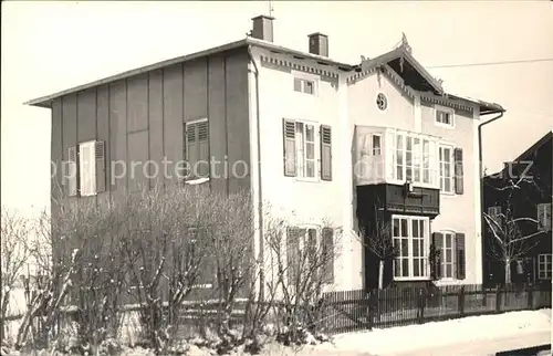 Teisendorf Oberbayern Wohnhaus im Winter Kat. Teisendorf