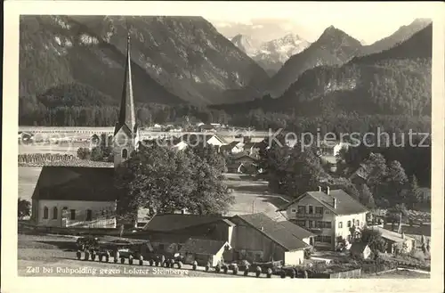 Zell Ruhpolding mit Loferer Steinberge Kat. Ruhpolding