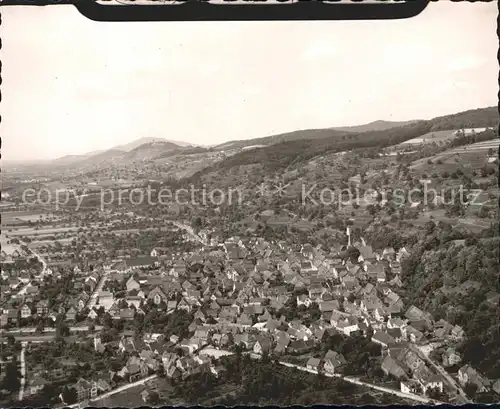 Laudenbach Bergstrasse Fliegeraufnahme Kat. Laudenbach