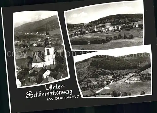 Unterschoenmattenwag Ansichten Kat. Wald Michelbach